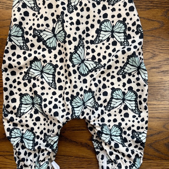 Boujee Little Babes Butterfly Halter Romper - Picture 4 of 10